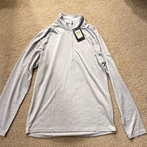 Under Armour Anaheim Ducks/San Diego Gulls Light Gray Long Sleeve Pullover